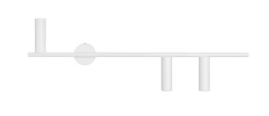 Kinkiet Trevo 3 All White (prawy)