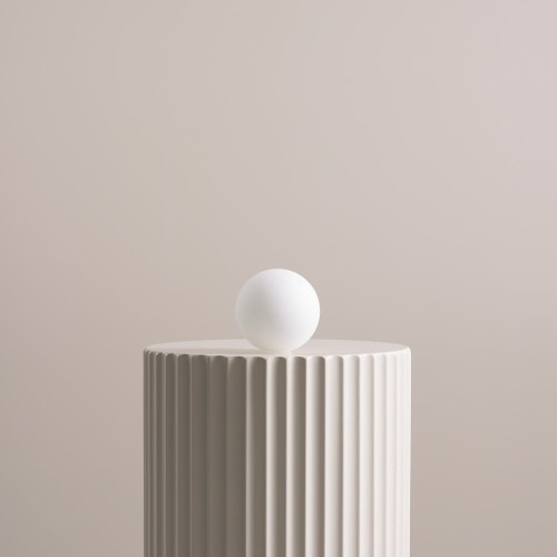 Klosz ø9 Biały Mat