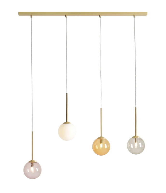 LAMPA WISZĄCA BOSSO 4 MULTICOLOUR