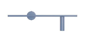 Kinkiet Trevo Dusty Blue (prawy)