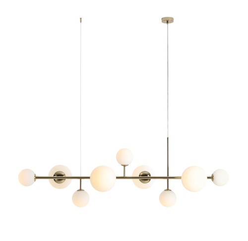 Lampa Wisząca Dione 9 Gold