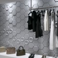 Panel ścienny 3D Heksagon PB01 Honey Beton 2