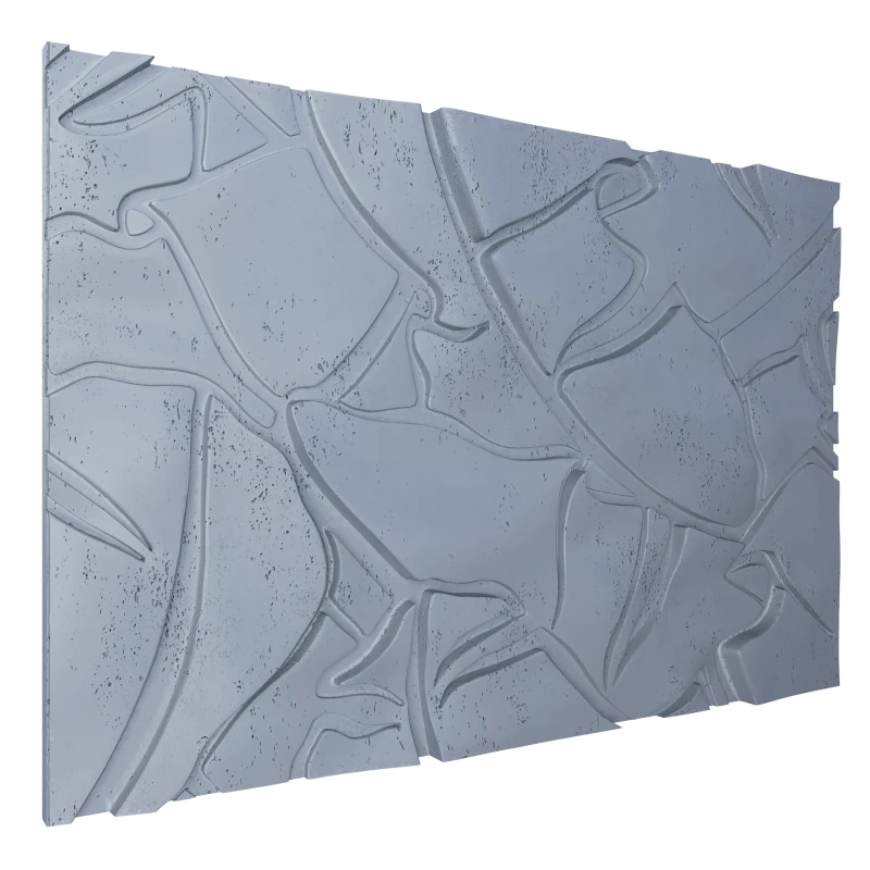 Panel-scienny-3D-Botanical-PB34-Beton