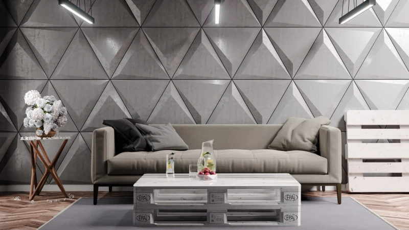 Panel-scienny-3D-Triangle-PB36-Beton