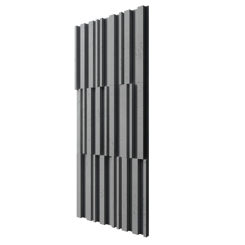 Panel-scienny-3D-Lamel-5-PB42-Beton