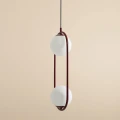 Lampa Wisząca Riva 2 Red Wine 3