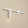 Kinkiet Trevo All White (lewy) 4