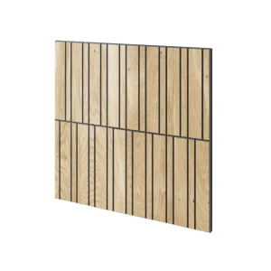 Panel frezowany fornir dębowy 60x60 - Amsterdam L3D
