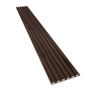 Lamele na czarnym filcu orzech 30x2,4x275 cm LEO