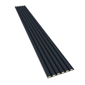 Lamele na czarnym filcu Antracyt 30x2,4x275 cm LEO