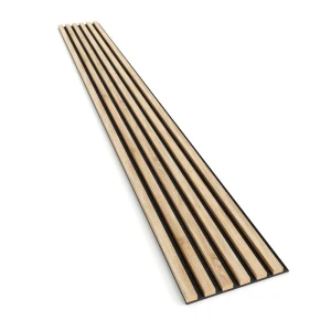 Lamele na czarnym filcu dąb sonoma 30x2,4x275 cm LEO