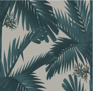 Tapeta Palm Spring Teal Rebel Walls R17571