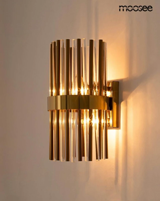 MOOSEE lampa ścienna GARDA złota 1