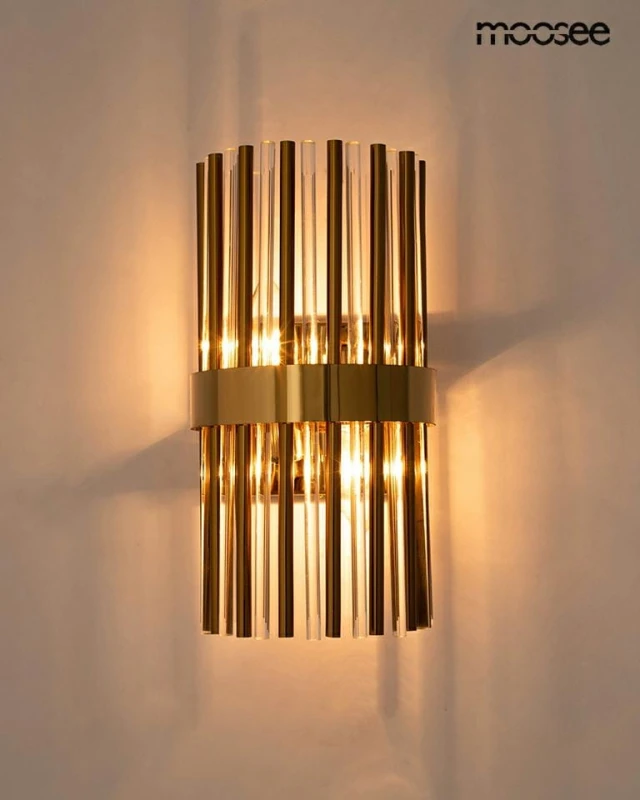 MOOSEE lampa ścienna GARDA złota 3