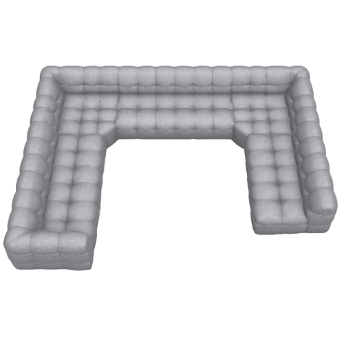 Narożnik Michelle modułowy GDGDO 408x322cm