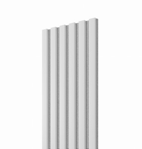 Lamele Slim BIAŁE na szarym filcu 30x2,6x275 cm L3D