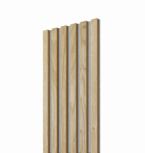 Lamele Slim DĄB FORNIR na szarym filcu 30x2,6x275 cm L3D