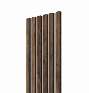 Lamele Slim ORZECH KLASYCZNY na szarym filcu 30x2,6x275 cm L3D