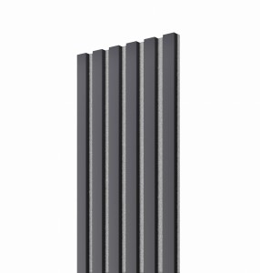 Lamele Slim GRAFIT na szarym filcu Grafit 30x2,6x275 cm L3D