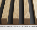Listwa między lamele - czarna 30x6 mm L3D 11