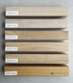 Lamele 3x4cm NATURALNY FORNIR DĘBOWY na białej płycie L3D 6
