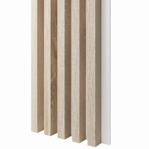 Lamele 3x4cm DĄB SONOMA na białej płycie L3D