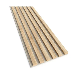 Lamele na beżowym filcu dąb sonoma 30x2,4x275 cm LEO