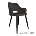 Krzesło tapicerowane Milano noga czarna metalowa 14