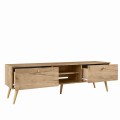 Szafka RTV Meli Dąb Złoty 170 cm 2