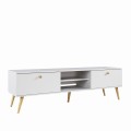 Szafka RTV Meli Biała 170 cm 1