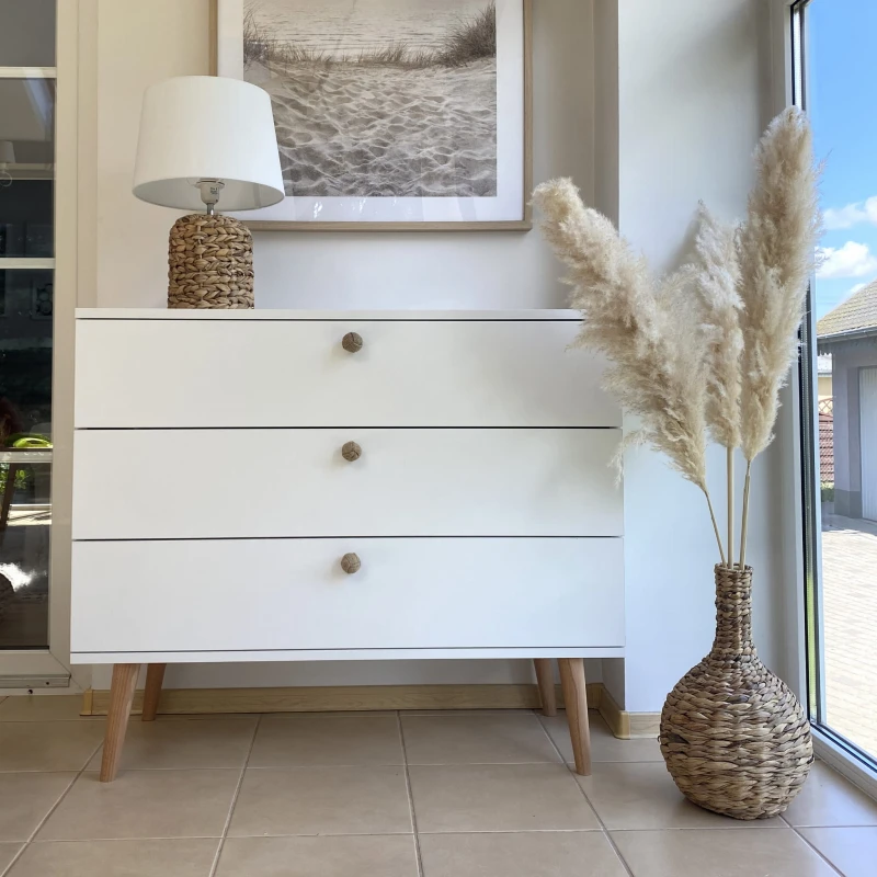 Komoda z 3 szufladami Meli 100 cm Biała.jpg