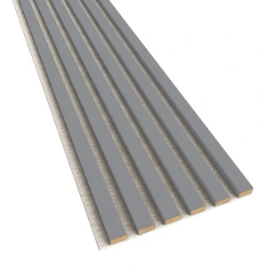 Lamele na beżowym filcu Szary 30x2,4x275 cm LEO
