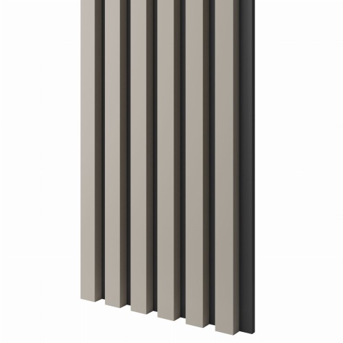 Lamele Slim PIASKOWY BEŻ KASZMIR na czarnej płycie L3D