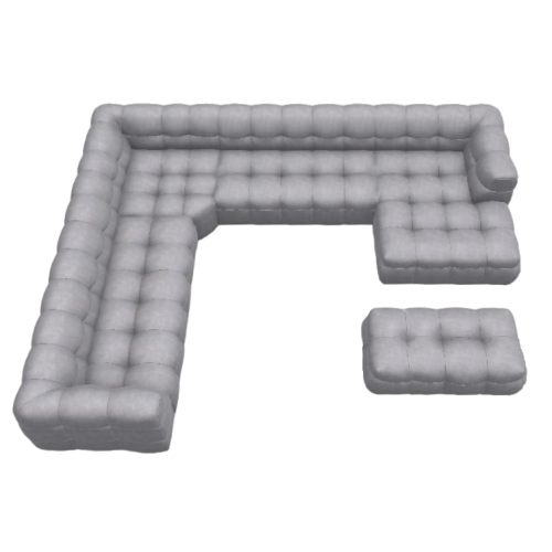 Narożnik Michelle modułowy GDOHB1 376x322cm