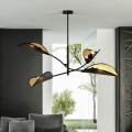 Lampa wisząca Lotus 4 Black/Gold 12