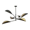 Lampa wisząca Lotus 6 Black/Gold 5