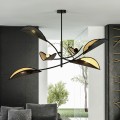 Lampa wisząca Lotus 6 Black/Gold 12