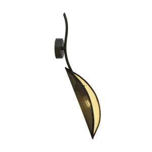 Kinkiet Lotus K1 Black/Gold