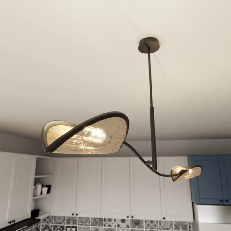 LOTUS 2 BLACK/RATTAN 1
