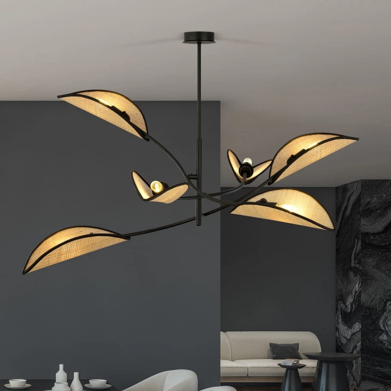 LOTUS 6 BLACK/RATTAN 4