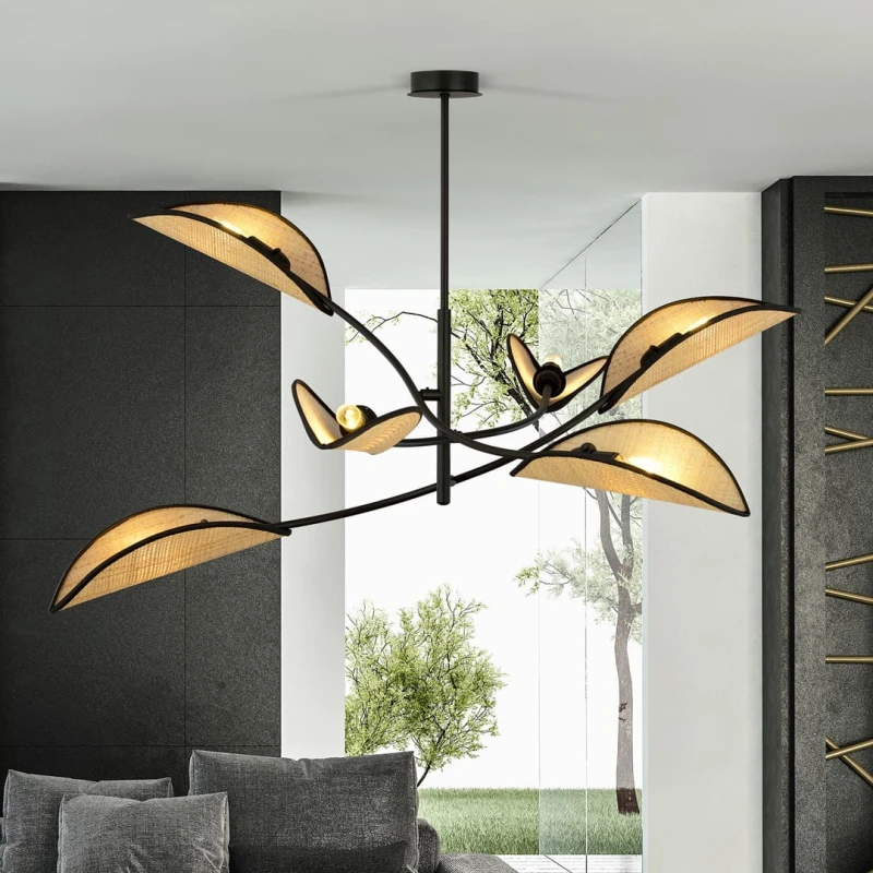 LOTUS 6 BLACK/RATTAN 10