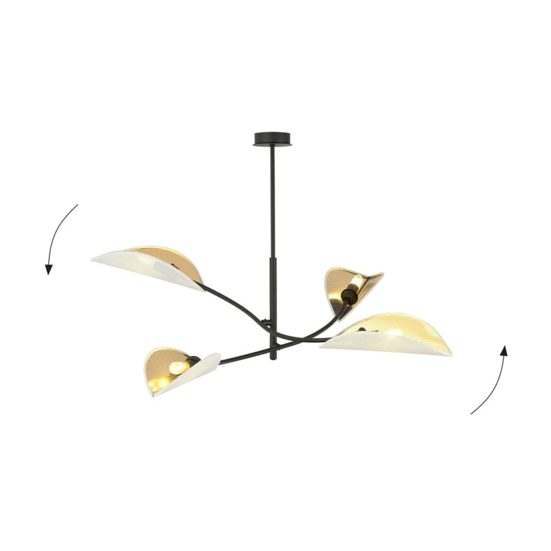 LOTUS 4 WHITE/GOLD 2