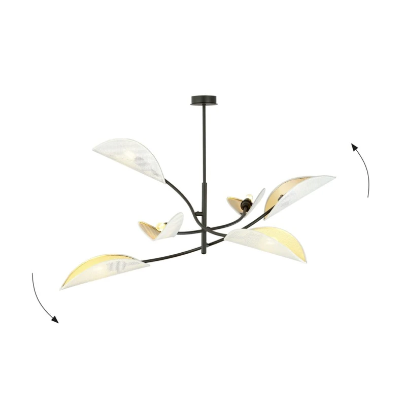 LOTUS 6 WHITE/GOLD 2