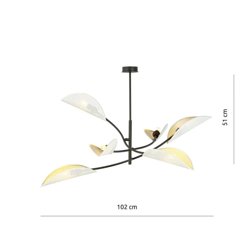 LOTUS 6 WHITE/GOLD 5