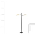 Lampa stojąca Lotus LP2 White/Gold 5