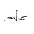 Lampa sufitowa Vene 4 Black/Gold 3