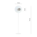 Lampa stojąca Oslo LP White/Grafit 4
