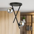 Lampa sufitowa River 2 Grafit 3