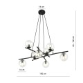 Lampa wisząca Essa 8 Transparent 7