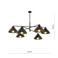 Lampa sufitowa Maverick 6 Black 4